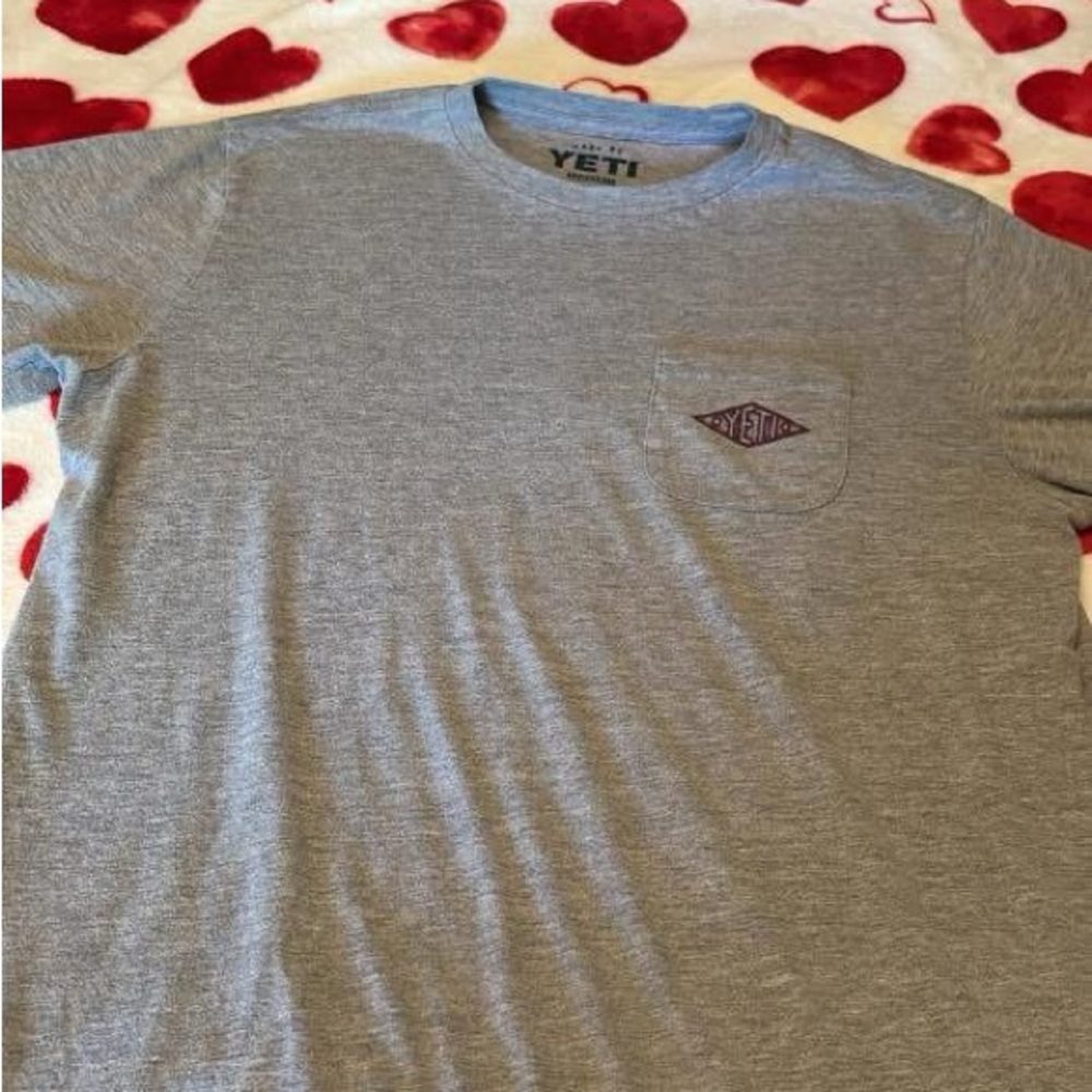 Yeti Gray Short Sleeve Tee